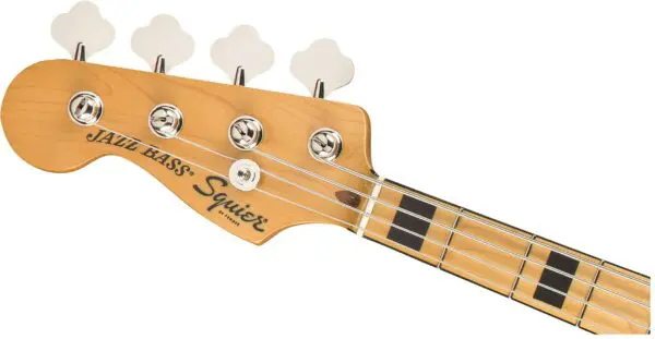 Squier Classic Vibe '70s Left-Handed Jazz Bass Maple Fingerboard Black 0374545506 2024 - Black - Image 3