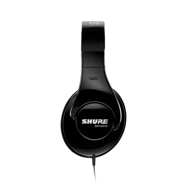 Shure SRH240A Closed Back Headphones - Black headphone - Image 3