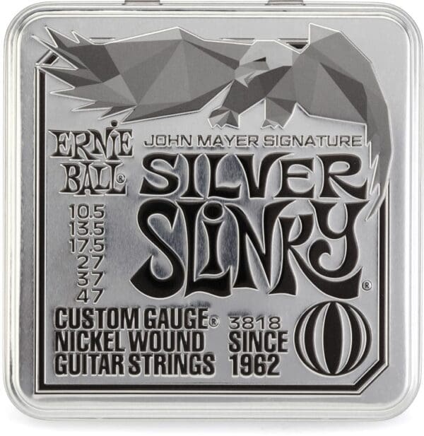 Ernie Ball John Mayer Signature Silver Slinky Electric Guitar Strings