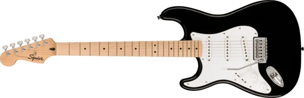 Squier Sonic Stratocaster Left-handed Electric Guitar - Black with Maple Fingerboard 0373162506 - Image 2