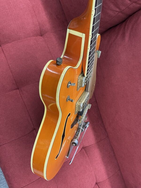 Gretsch 6120 Chet Atkins Electric Guitar 1963 - Orange Signed with Case - Image 4