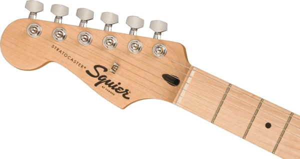 Squier Sonic Stratocaster Left-handed Electric Guitar - Black with Maple Fingerboard 0373162506 - Image 3