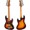 Flight Mini JB Bass with Bag - Sunburst - Image 2