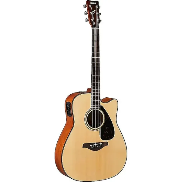 Yamaha FG Series FGX800C Acoustic-Electric Guitar - Natural - Image 5