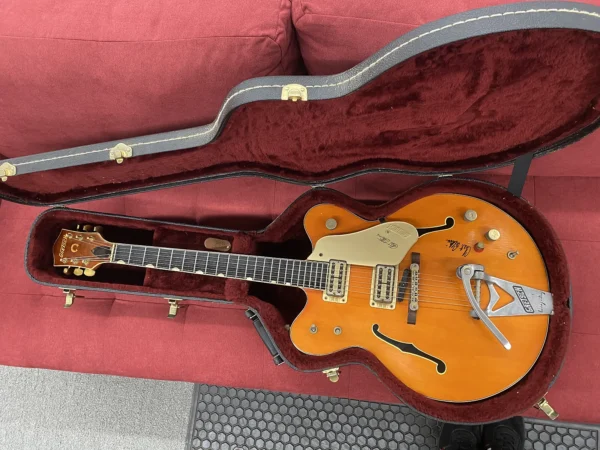 Gretsch 6120 Chet Atkins Electric Guitar 1963 - Orange Signed with Case