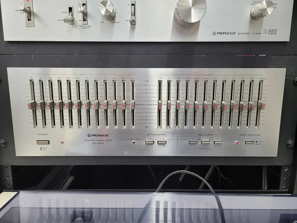 Pioneer SG-9800 Stereo Graphic Equalizer 1970s - Silver