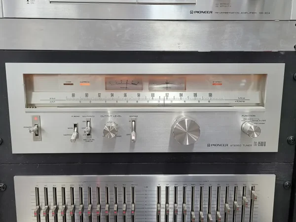 Pioneer TX-9500II Stereo Tuner 1970s - Silver - Image 4