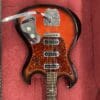 Kingston / Teisco "Hound Dog Taylor" Three Pickup Electric Guitar 1960's - Redburst - Image 3