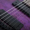 Schecter 3956 PT Standard Electric Guitar - Purple Burst Burl - Image 4