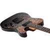 Schecter PT Standard Electric Guitar - Black Fade Burst Burl 3952 - Image 3