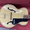 Harmony H1214 Archtone Acoustic Archtop Guitar 1950's - Blond with Faux Flame - Image 19