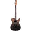 Schecter PT Standard Electric Guitar - Black Fade Burst Burl 3952
