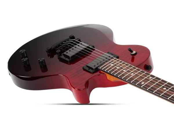 Schecter Solo-II Standard Electric Guitar - Blood Burst 3960 - Image 4