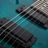 Schecter Solo-II Standard Electric Guitar - Ocean Blue Burst Burl 3959 - Image 7