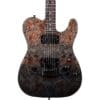 Schecter PT Standard Electric Guitar - Black Fade Burst Burl 3952 - Image 7
