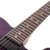 Schecter 3956 PT Standard Electric Guitar - Purple Burst Burl - Image 12