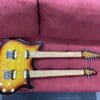 OLP by Ernie Ball Music Man MM612 Double Neck 6/12 String Electric Guitar - Sunburst
