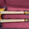 OLP by Ernie Ball Music Man MM612 Double Neck 6/12 String Electric Guitar - Sunburst - Image 6