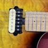 OLP by Ernie Ball Music Man MM612 Double Neck 6/12 String Electric Guitar - Sunburst - Image 7