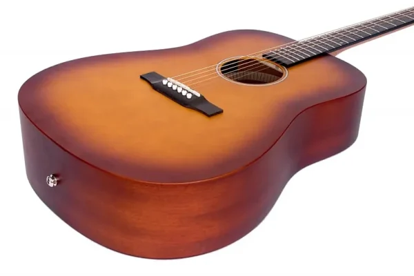 Larrivée Simple 6 Dreadnought Burst Acoustic Guitar - Summer Sunset Burst Satin Finish w/ Case USA - Image 7
