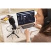 Zoom ZUM-2 Podcast Mic Pack with ZUM-2 Mic, Headphones, Desktop Stand, Cable & Windscreen - Image 5