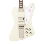 Epiphone Inspired by Gibson Custom 1963 Firebird V Reissue With Maestro Vibrola 2025 – Polaris White with Case