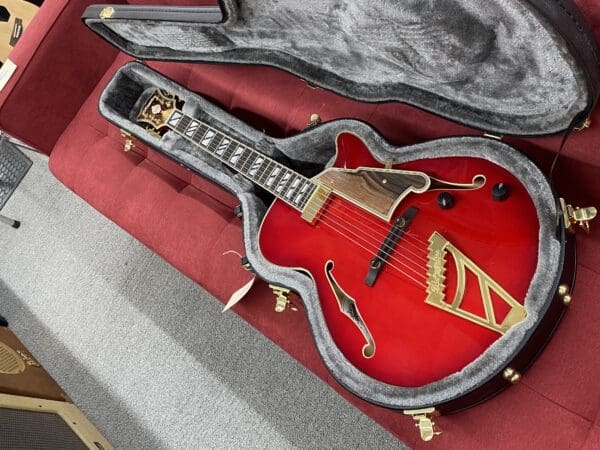 D'Angelico Excel SS Soho Electric Guitar - Dark Cherry Burst