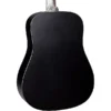 Martin DX Johnny Cash Acoustic-Electric Guitar - Black - with Bag - Image 4