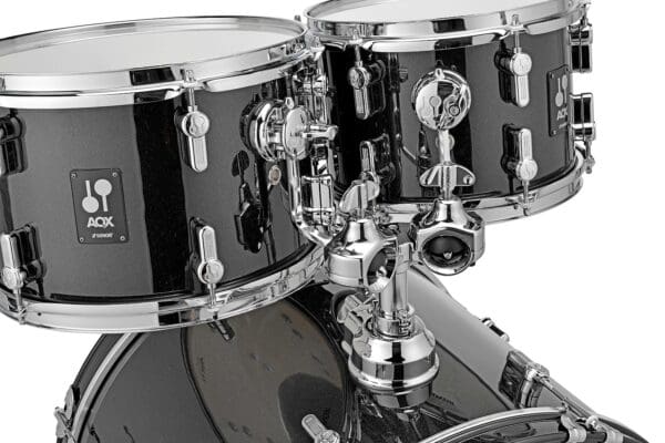 Sonor AQX Stage 5pc Drum Set - Black Midnight Sparkle w/ Stands Local Pickup Only!!! - Image 5