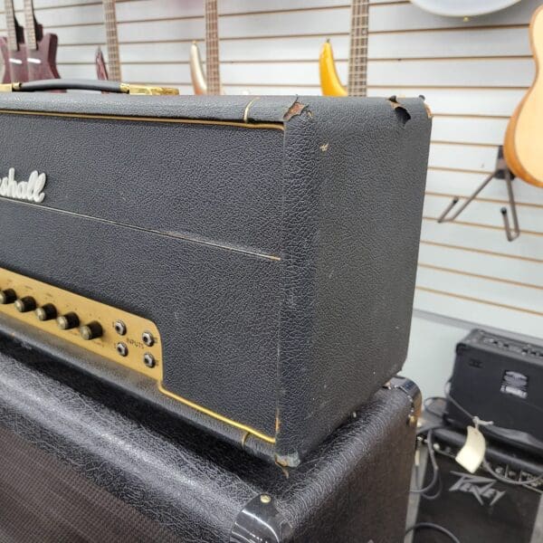 Marshall JMP Super Lead 1959 MK II 2-Channel 100-Watt Guitar Amp Head 1976- Black - Image 15
