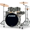 Sonor AQX Stage 5pc Drum Set - Black Midnight Sparkle w/ Stands Local Pickup Only!!! - Image 2