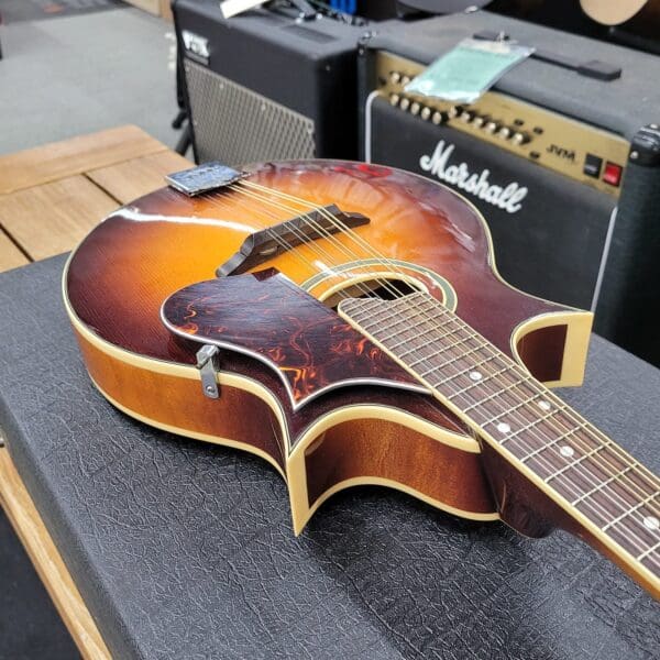 Alvarez A-500 Twin Points A-Style Mandolin with Case - Sunburst - Image 16