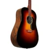 Martin DX2E X Series Ziricote Dreadnought Acoustic-Electric Guitar - Burst - with Bag - Image 9