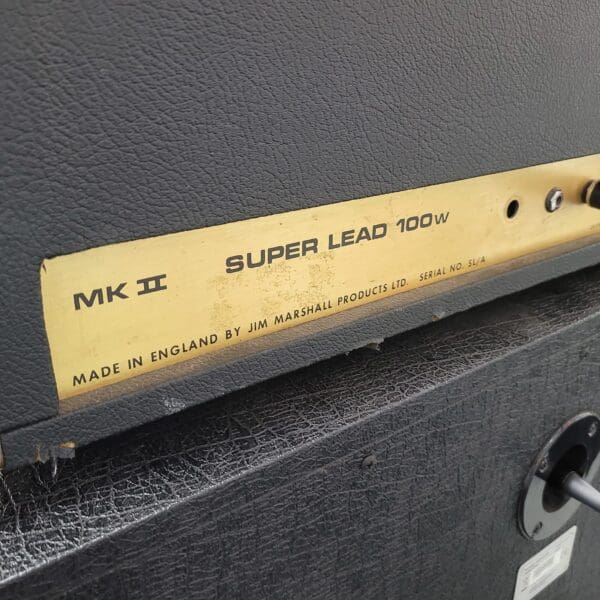 Marshall JMP Super Lead 1959 MK II 2-Channel 100-Watt Guitar Amp Head 1976- Black - Image 9