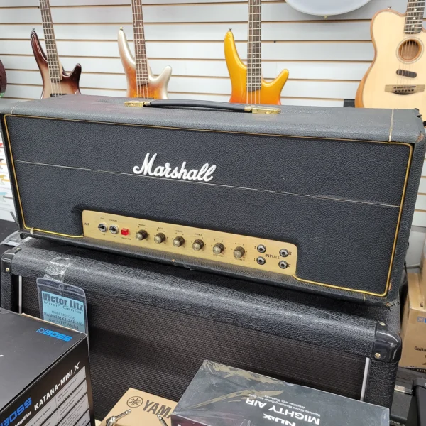 Marshall JMP Super Lead 1959 MK II 2-Channel 100-Watt Guitar Amp Head 1976- Black - Image 19