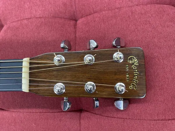 Martin D-28 Acoustic-Electric Guitar 1972 - Natural (refinished) - Image 9