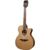 Lag HyVibe H2 HV10NACE Nylon Auditorium Cutaway Acoustic-Electric Looping Guitar - Natural Satin w/ Bag - Image 8