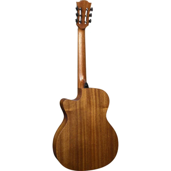 Lag HyVibe H2 HV10NACE Nylon Auditorium Cutaway Acoustic-Electric Looping Guitar - Natural Satin w/ Bag - Image 7