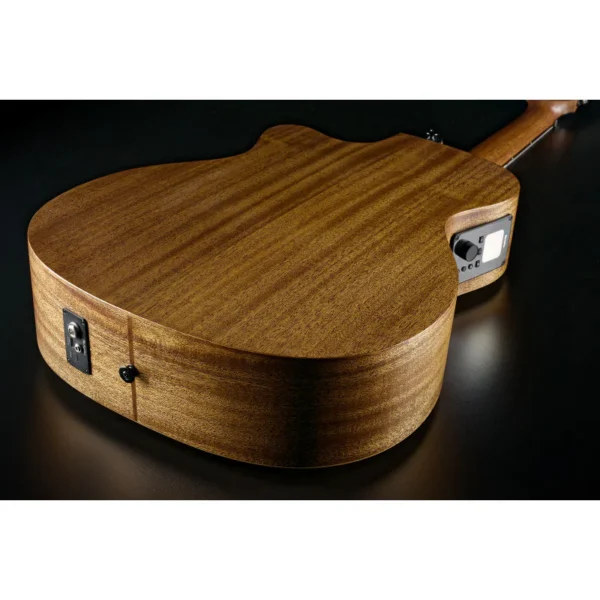 Lag HyVibe H2 HV10NACE Nylon Auditorium Cutaway Acoustic-Electric Looping Guitar - Natural Satin w/ Bag - Image 5