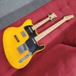 K Double Neck Electric Mandolin/Guitar Offset T-Style – Butterscotch