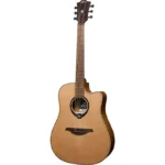 Lag HyVibe H2 HV10DCE Dreadnought Acoustic-Electric with Built in FX/Looper – Natural