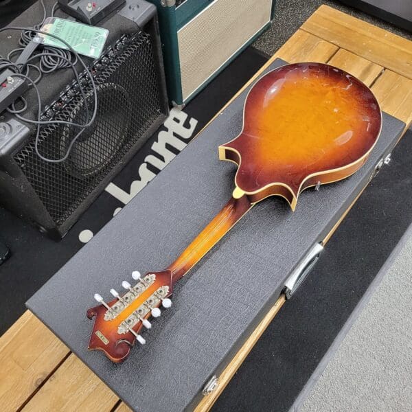 Alvarez A-500 Twin Points A-Style Mandolin with Case - Sunburst - Image 10
