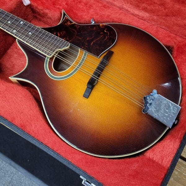 Alvarez A-500 Twin Points A-Style Mandolin with Case - Sunburst - Image 3
