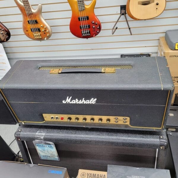 Marshall JMP Super Lead 1959 MK II 2-Channel 100-Watt Guitar Amp Head 1976- Black - Image 14