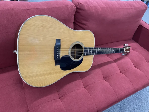 Martin D-28 Acoustic-Electric Guitar 1972 - Natural (refinished) - Image 2