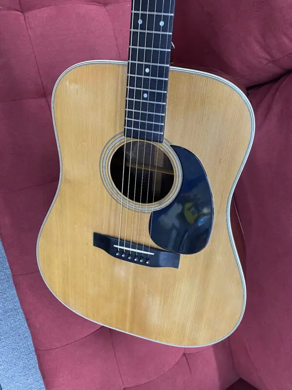 Martin D-28 Acoustic-Electric Guitar 1972 - Natural (refinished) - Image 6