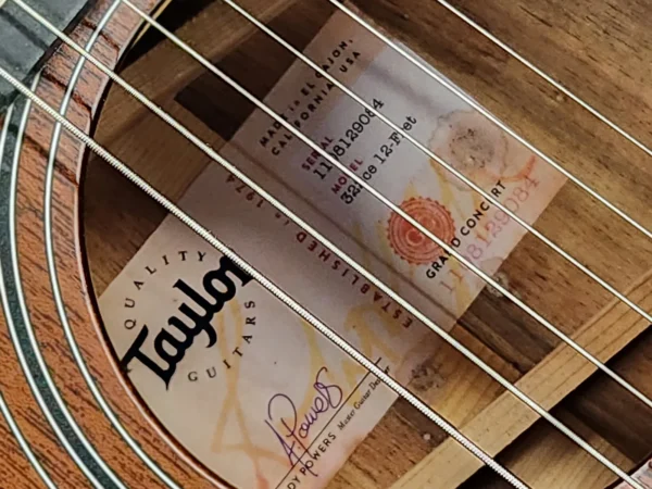 Taylor 322CE 12 fret - Brown sunburst with case - Image 20