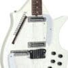 Danelectro Coral Electric Sitar Guitar - White Crackle - Image 4