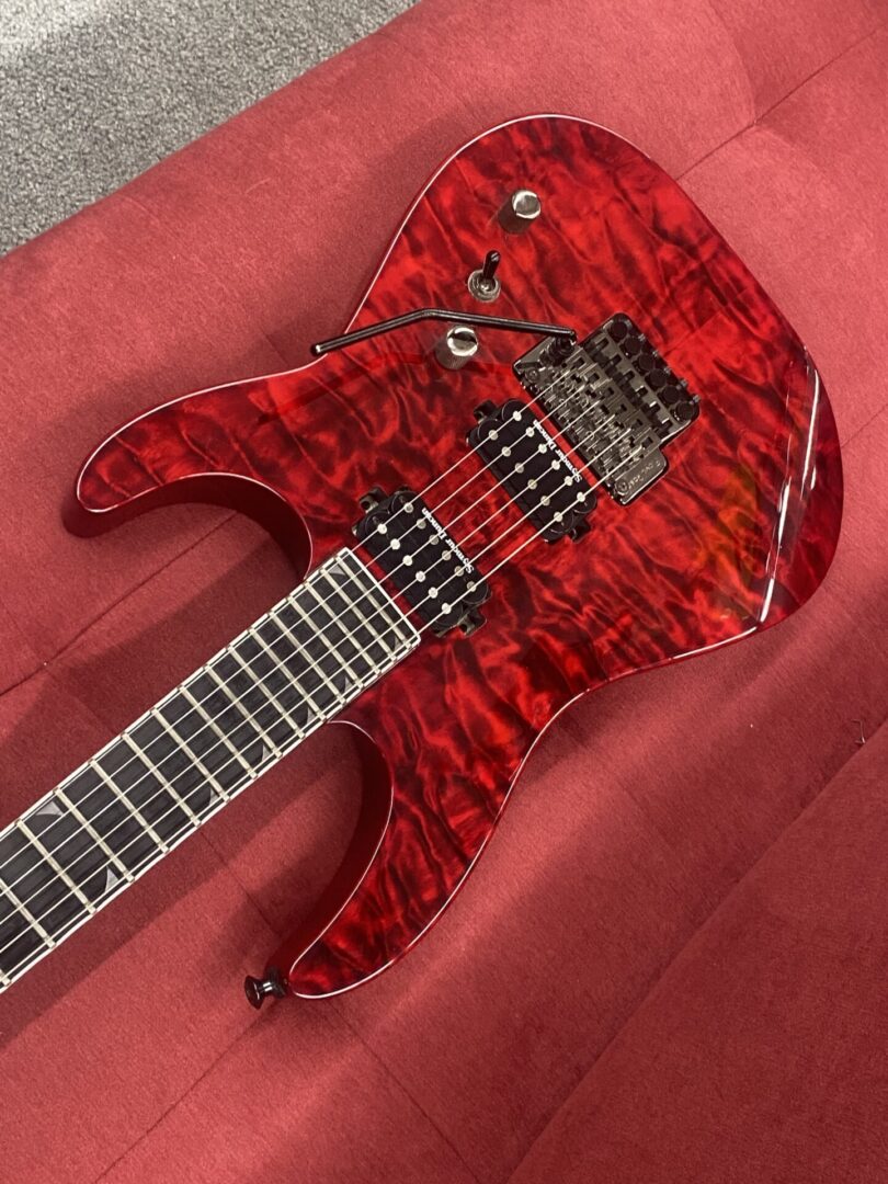 Jackson SL2Q Pro Series Soloist Electric Guitar 2014 - Transparent Red