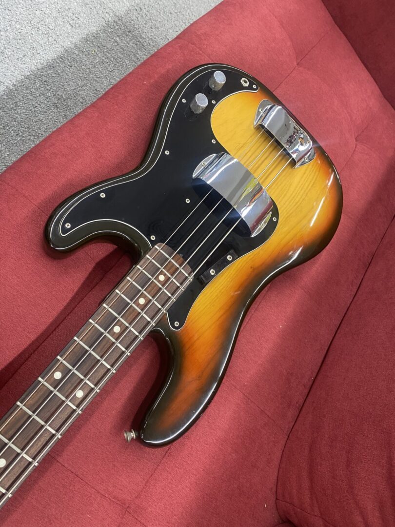 1979 Fender Precision Bass with Rosewood Fingerboard - Three Tone Sunburst